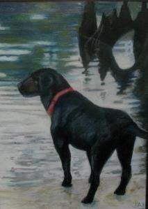 Oil Pastel on Paper 18" x 24" $300