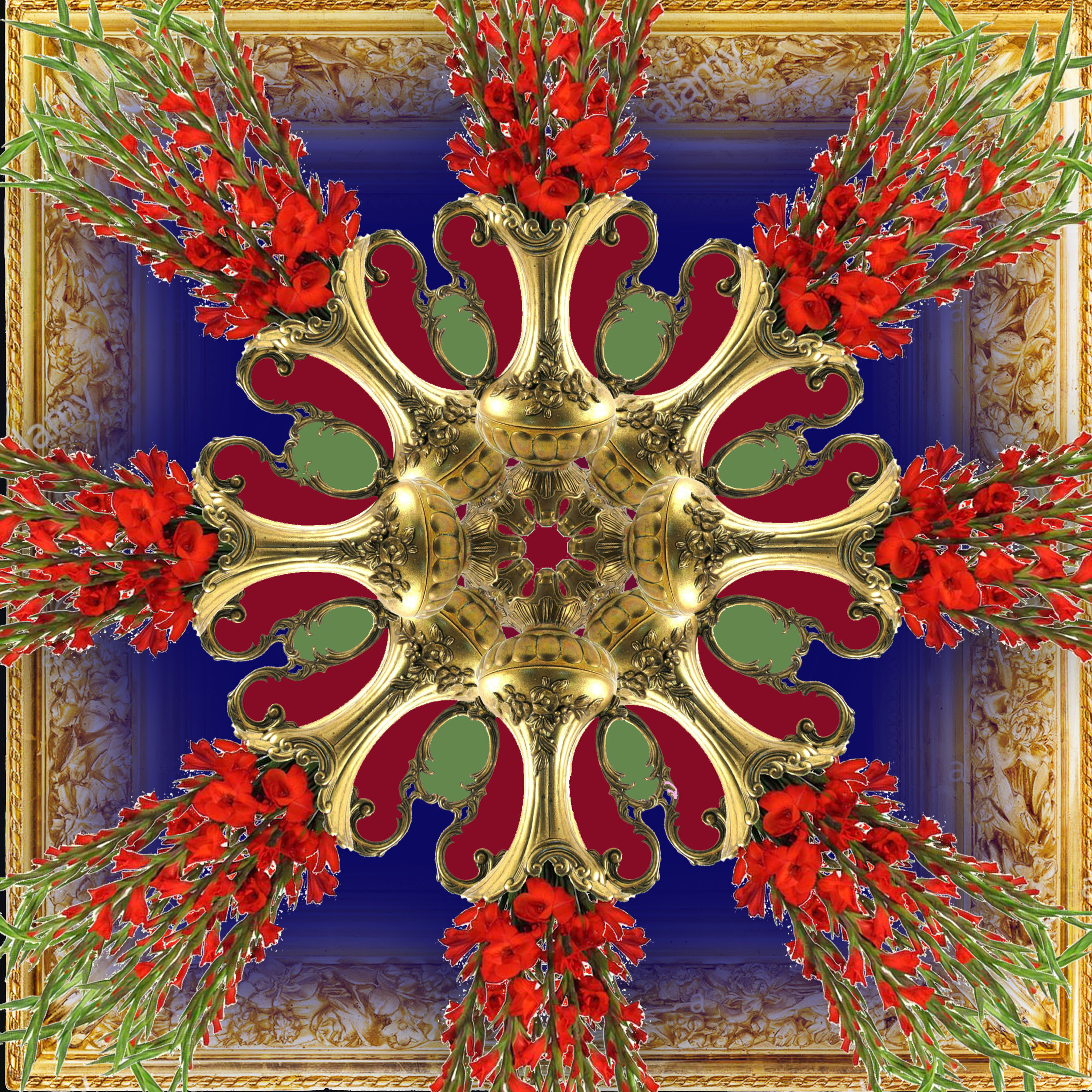 joy-mcgugan-french baroque vase and frame 1